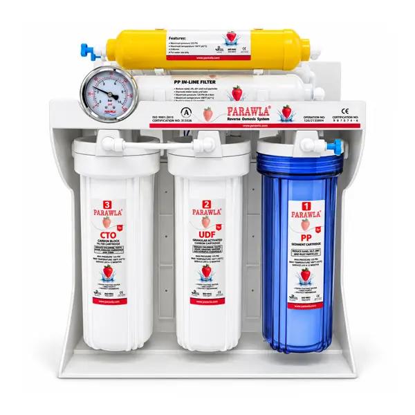 farawla-6-stage-home-water-purifier دستگاه تصفیه آب خانگی ۶ مرحله ای فاراولا مجهز به گیج فشار